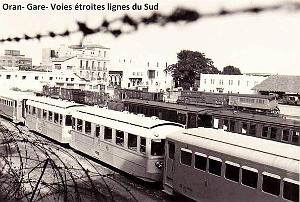 Oran - Gare PLM- Voies etroites des lignes du Sud
